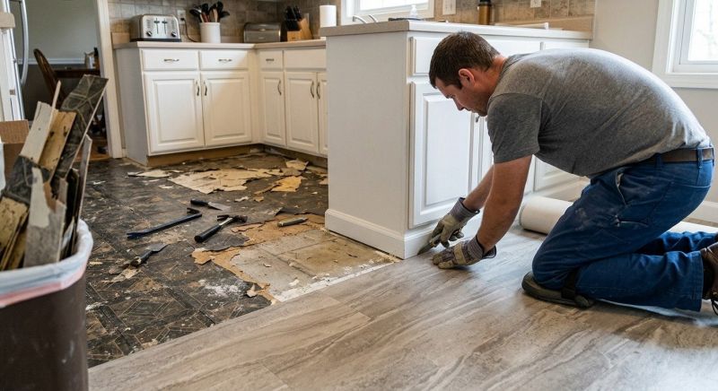 Linoleum Floor Installation in Montgomery, MN