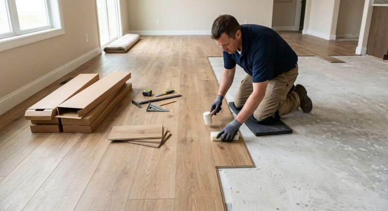Luxury Vinyl Tile Installation in Chaska, MN