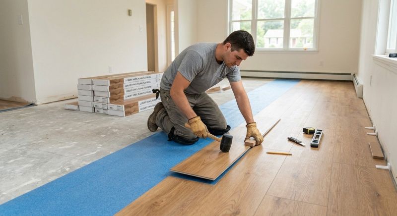 Lvt Flooring Installation in Belle Plaine, MN
