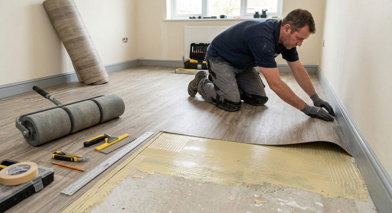 Sheet Linoleum Installation in Excelsior, MN