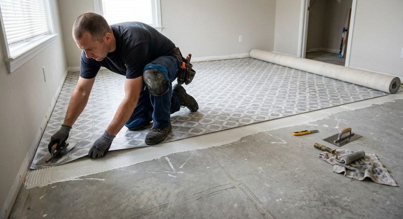 Sheet Vinyl Installation in Chaska, MN