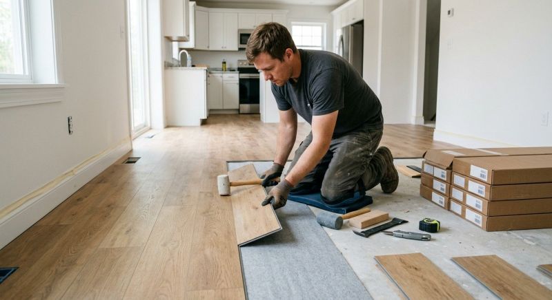 Vinyl Plank Floor Installation in Prior Lake, MN