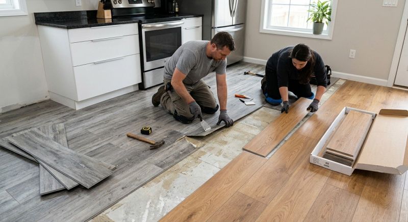 Vinyl Tile Replacement in Prior Lake, MN